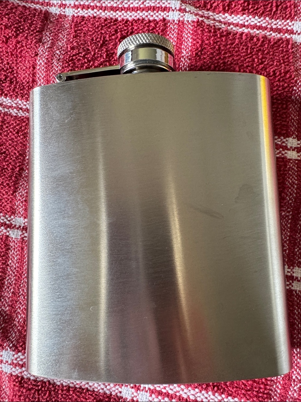 Stainless Steel Hip Flask - Classic Silver